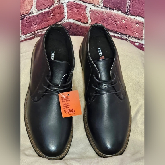 Classic Black Leather Men's Shoes - Picture 3 of 7